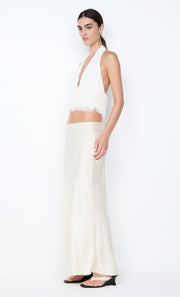 FINLEY HALTER TOP - WHITE