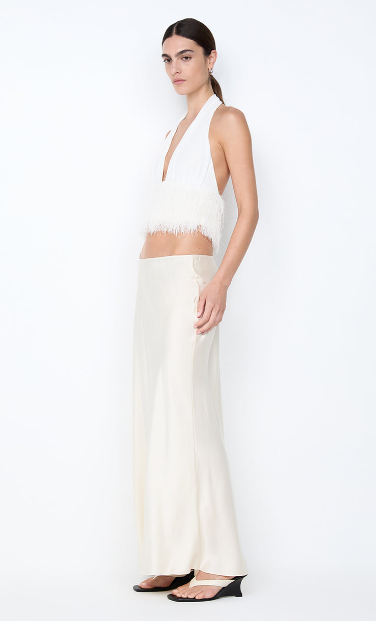 FINLEY HALTER TOP - WHITE