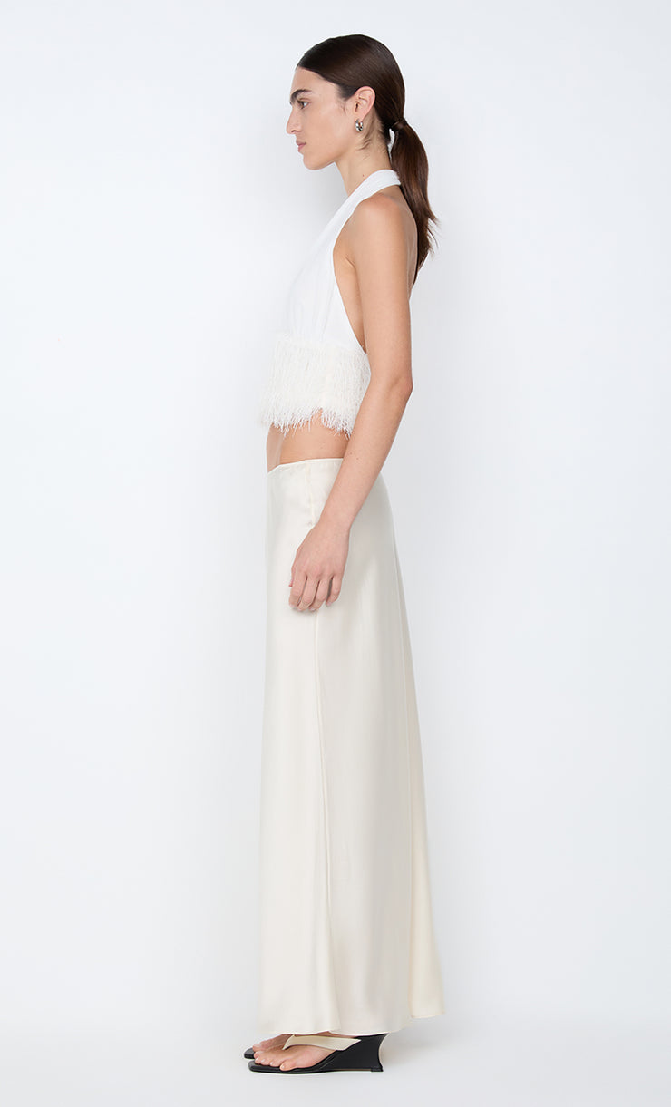 FINLEY HALTER TOP - WHITE