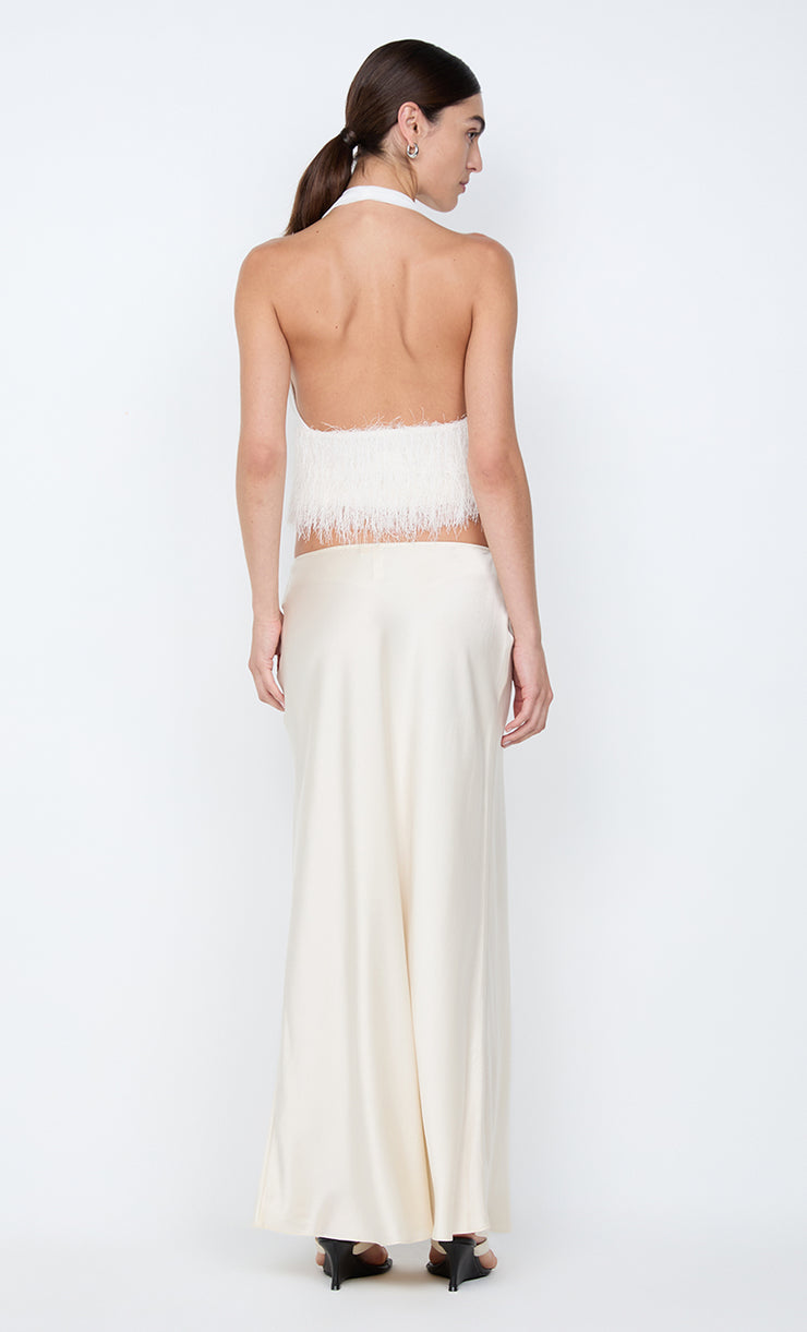 FINLEY HALTER TOP - WHITE