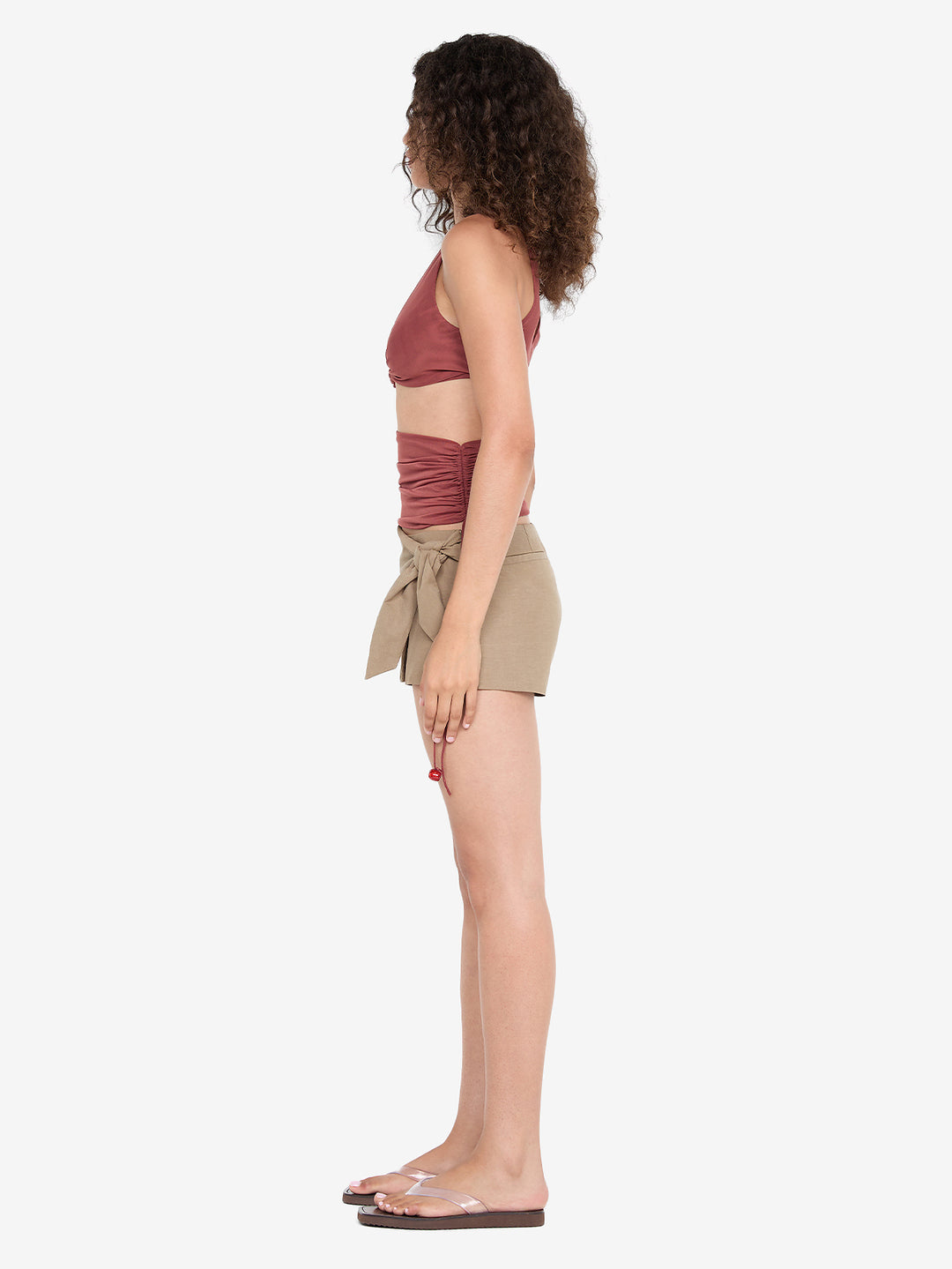 AYLA CUT OUT TOP - RUST