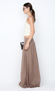 MARLOWE MAXI SKIRT - TAUPEE