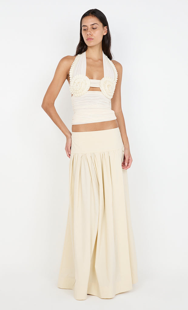 DANTE MAXI SKIRT - BUTTERCREAM