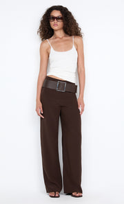 LUCIE PANT - DARK CHOCOLATE