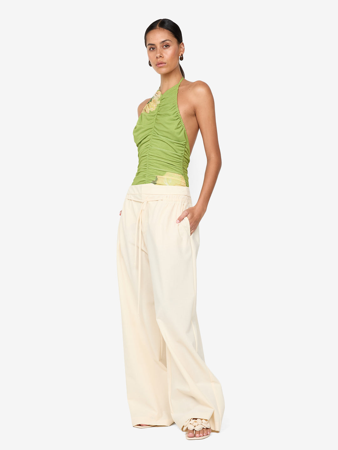 CITRINA HALTER TOP - ANIYA FLORAL