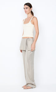 TAMSYN OVERLAY PANT - CEMENT