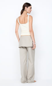 TAMSYN OVERLAY PANT - CEMENT