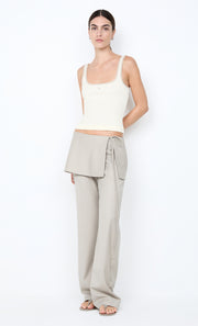 TAMSYN OVERLAY PANT - CEMENT