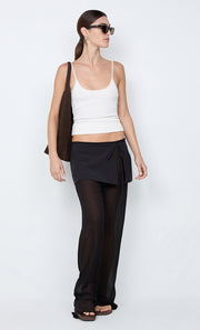 MARALIA OVERLAY PANT - BLACK