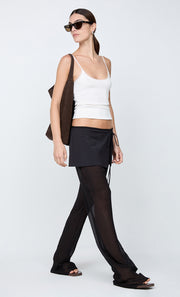MARALIA OVERLAY PANT - BLACK