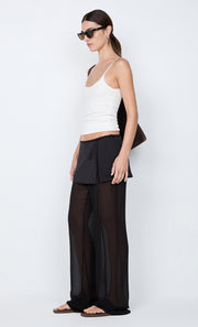 MARALIA OVERLAY PANT - BLACK