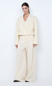 ASTRID CROPPED JACKET - ECRU