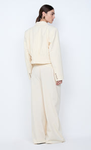 ASTRID CROPPED JACKET - ECRU