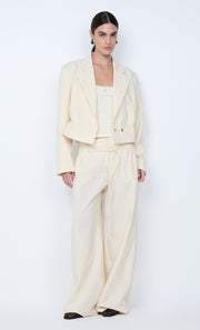 ASTRID CROPPED JACKET - ECRU