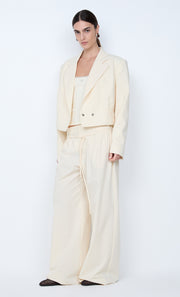 ASTRID CROPPED JACKET - ECRU