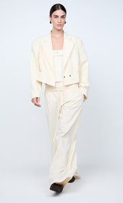 ASTRID CROPPED JACKET - ECRU