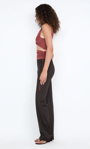AYLA CUT OUT TOP - RUST