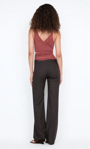 AYLA CUT OUT TOP - RUST