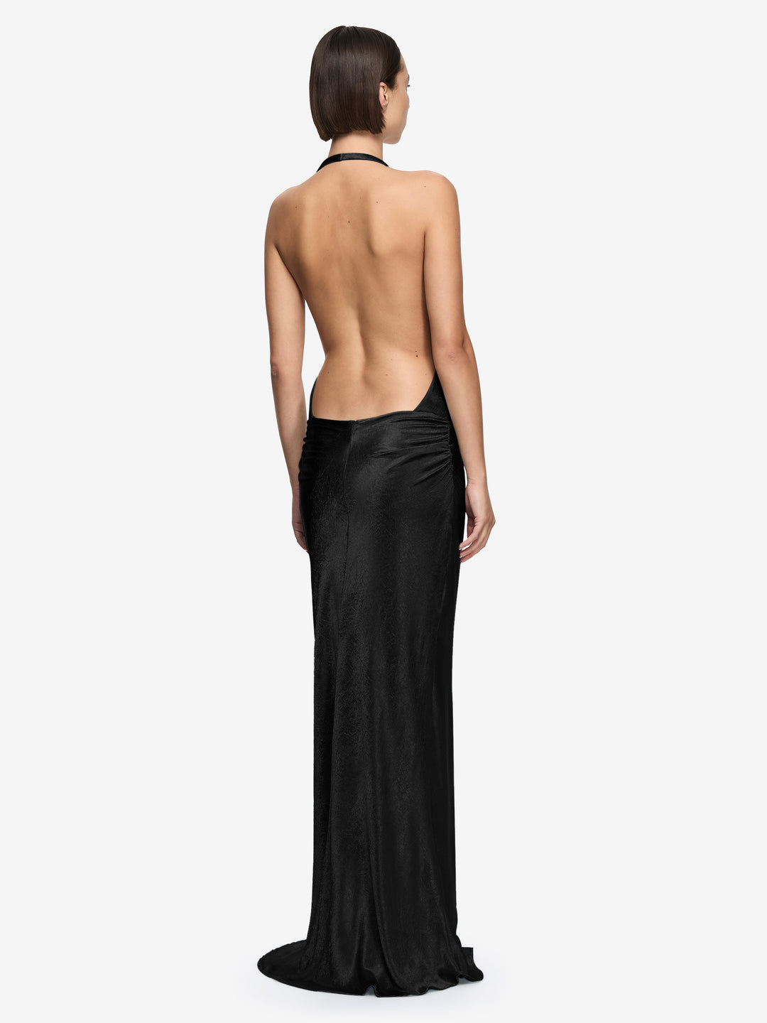 WAVE MAXI DRESS - BLACK