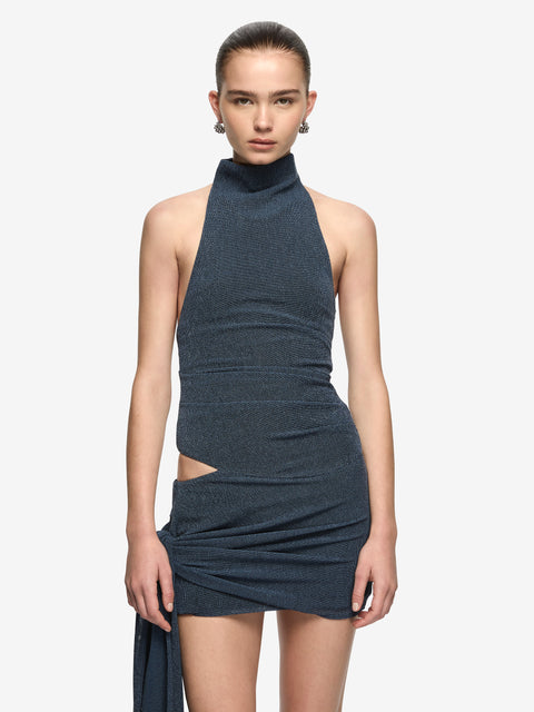 DRIFT MINI DRESS - DENIM MARLE