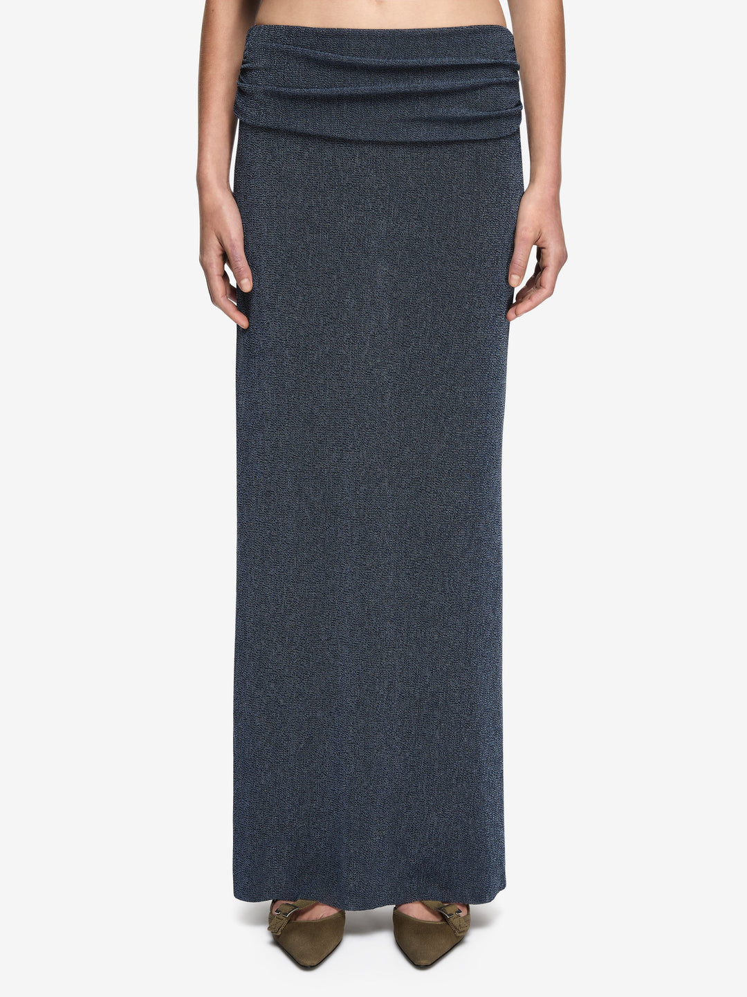 DRIFT MAXI SKIRT - DENIM MARLE