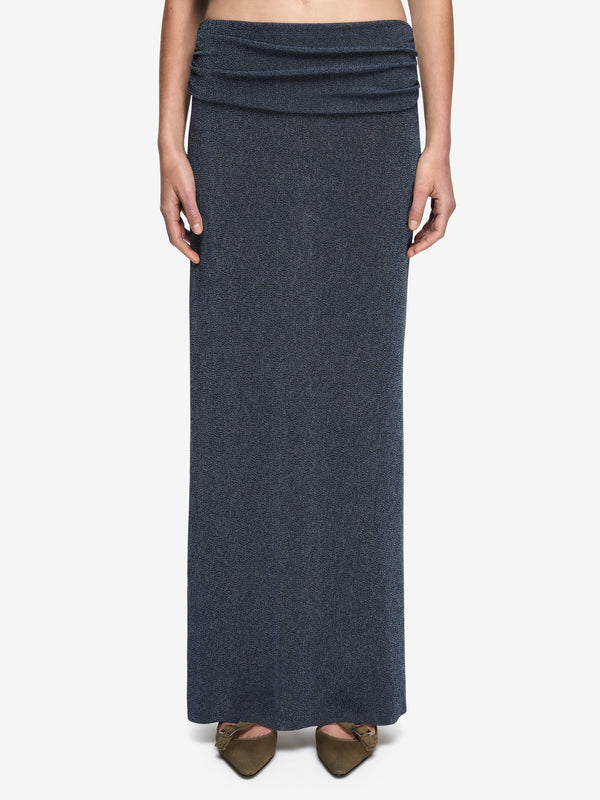 DRIFT MAXI SKIRT - DENIM MARLE