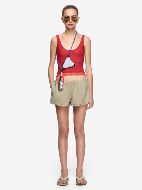 KENZA SHORT - TAUPE