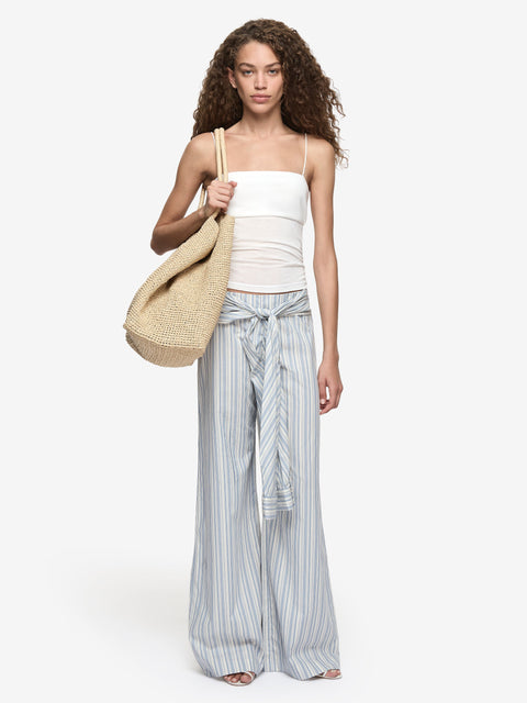 COAST SQUARE NECK TOP - IVORY