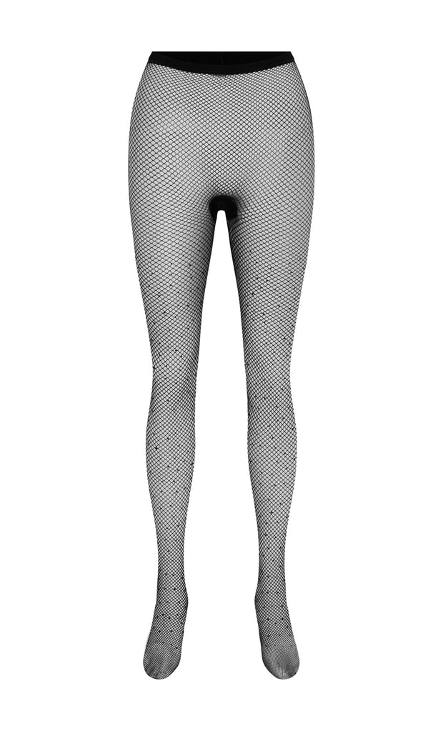FISHNET STOCKING - BLACK/BLACK