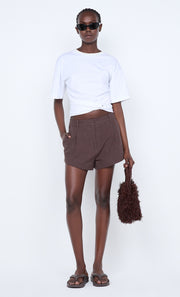 VINNIE SHORT - DARK CHOCOLATE