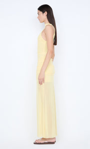 BLAINE DRAPE MAXI DRESS - BUTTER