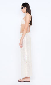 EDITH MAXI SKIRT - BUTTERCREAM