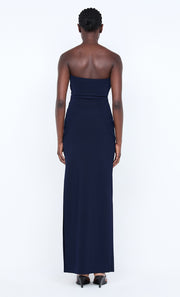 REINA STRAPLESS MAXI DRESS - INK
