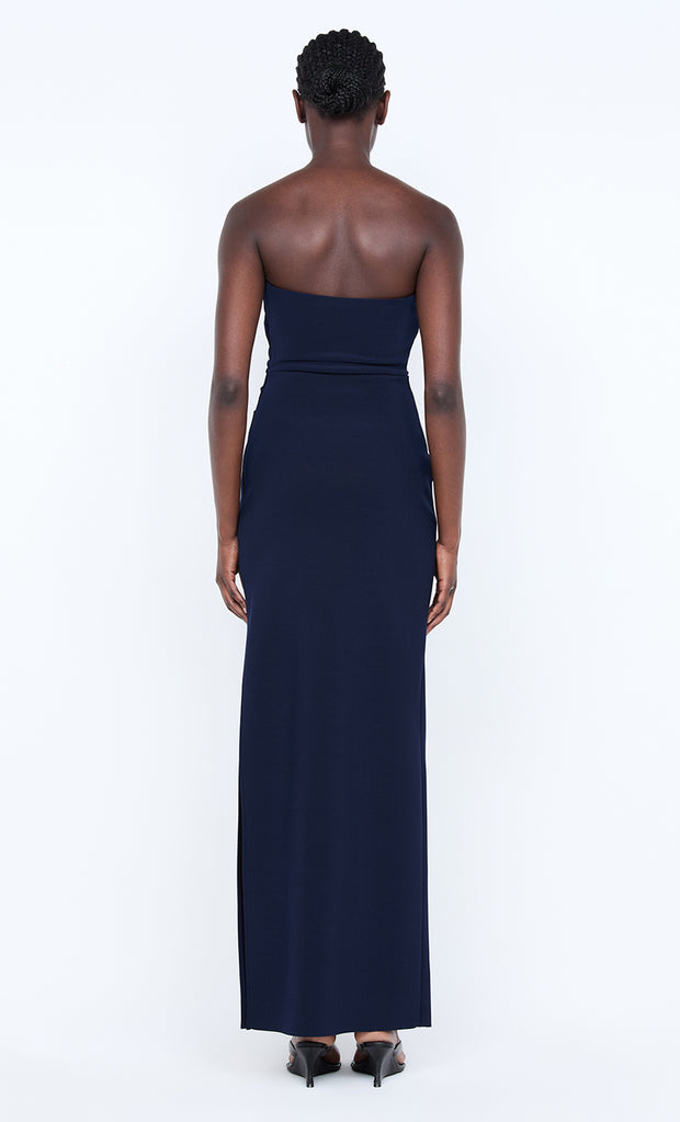 REINA STRAPLESS MAXI DRESS - INK