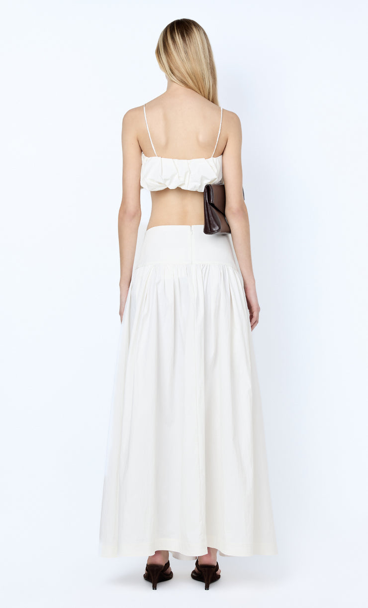 DOMENIC CROPPED BUBBLE TOP - IVORY