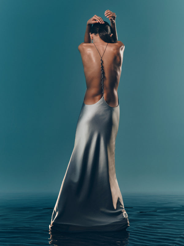 NALU MAXI DRESS - SILVER