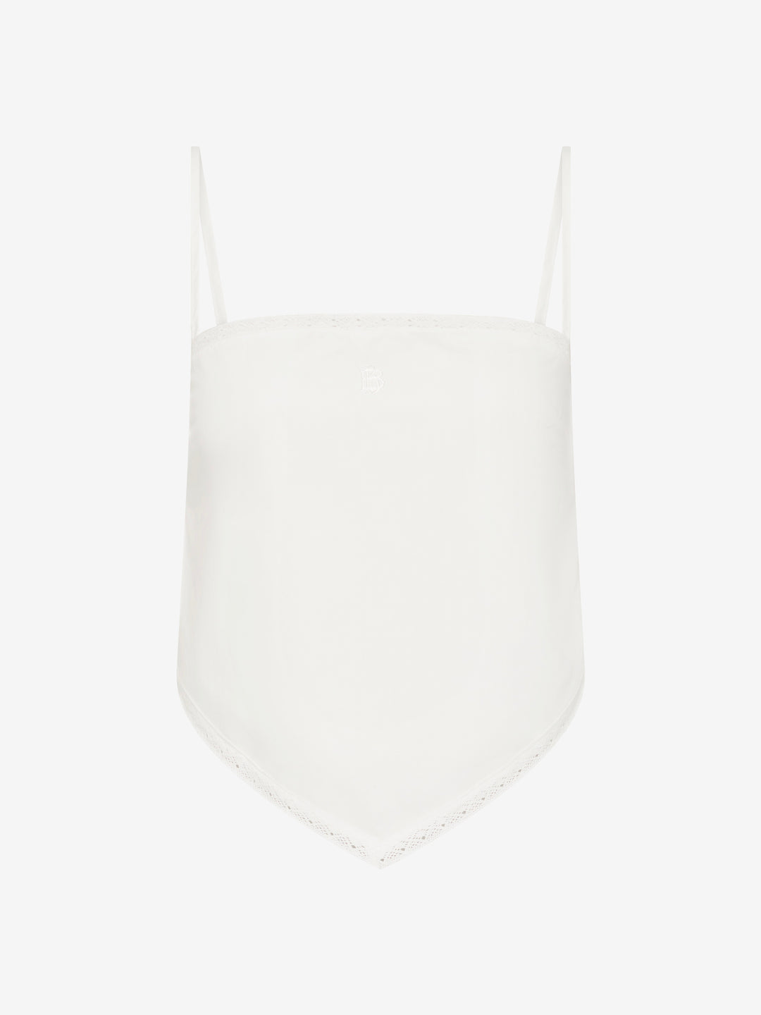 ELOWEN SCARF TOP - WHITE