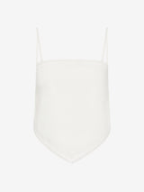 ELOWEN SCARF TOP - WHITE
