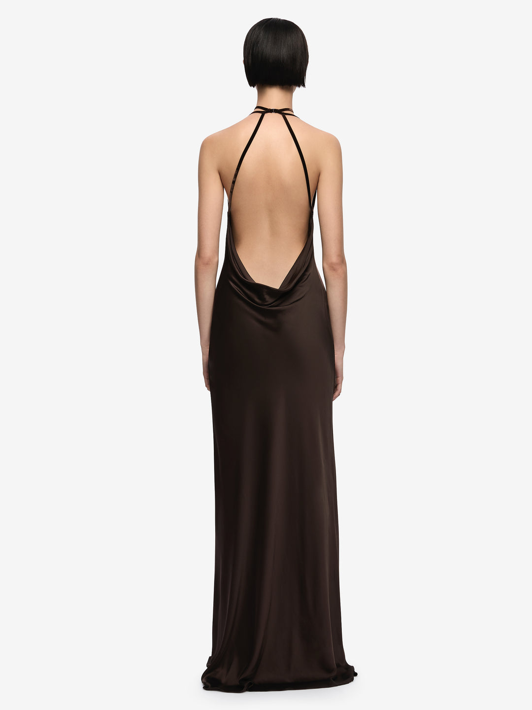 ALROSE MAXI DRESS - DARK CHOCOLATE