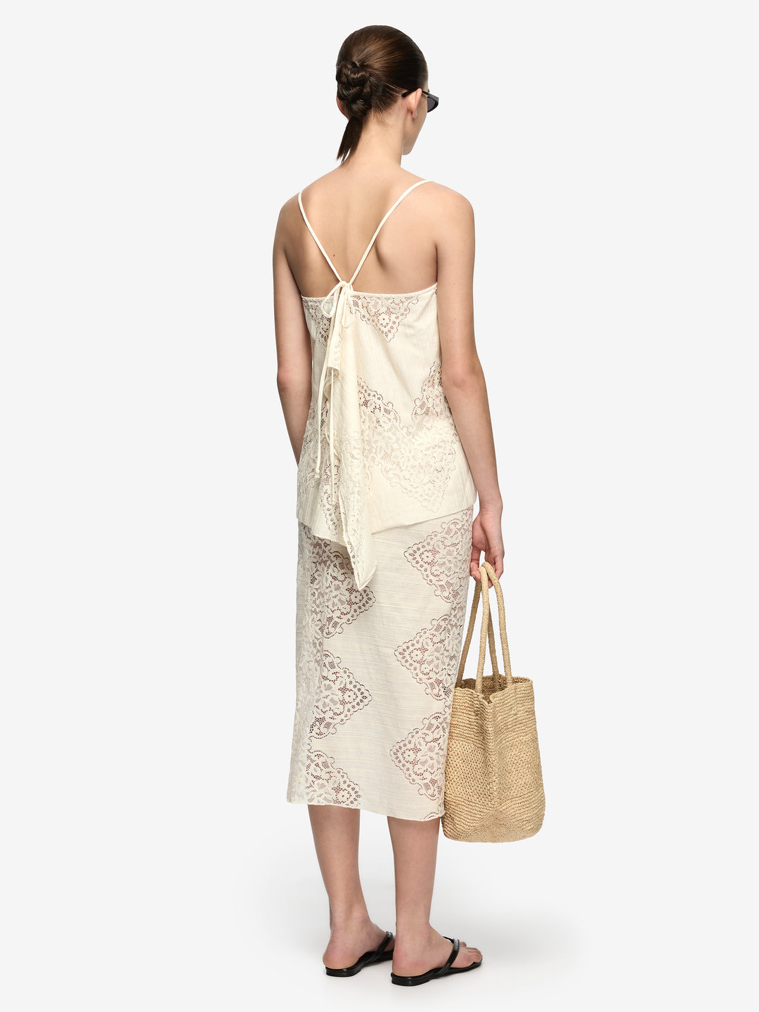 MARIETTA MIDI SKIRT - CREAM