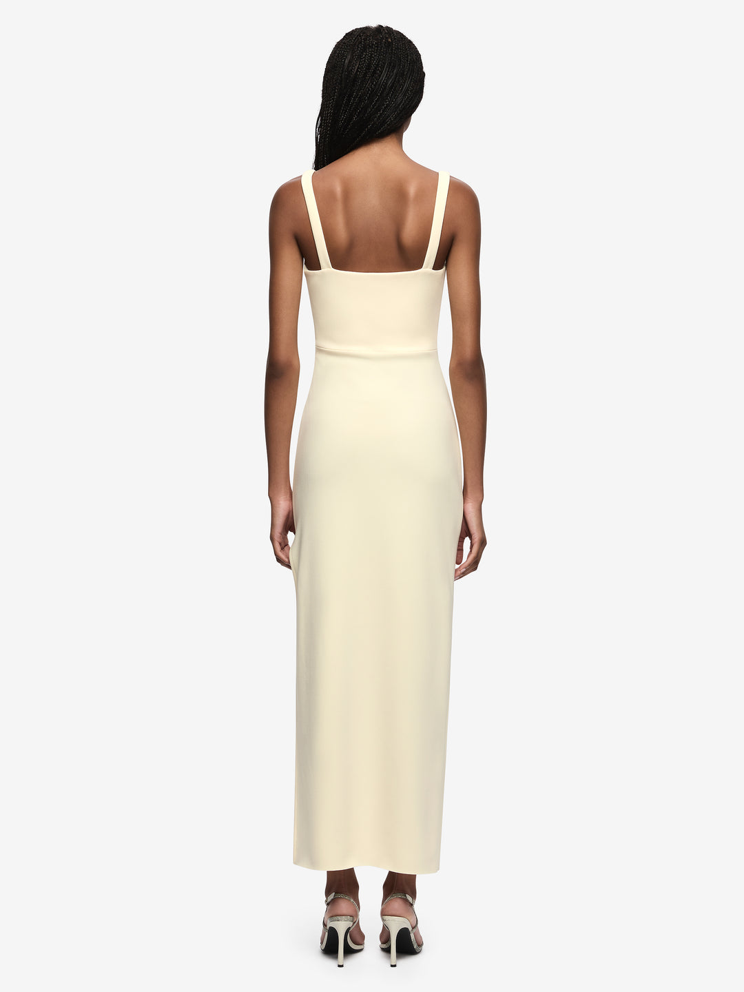 LEORA TUCK MAXI DRESS - LEMON SORBET