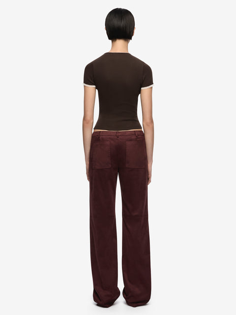 MAISON PANT - PLUM