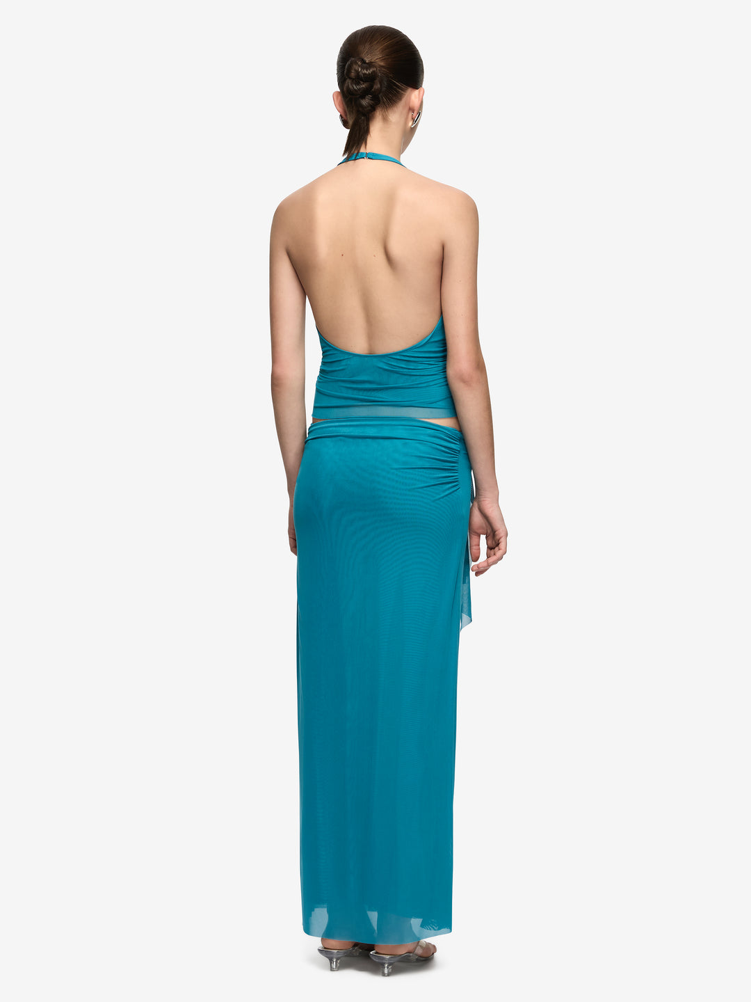 OLYSSIA KNOT SKIRT - JADE