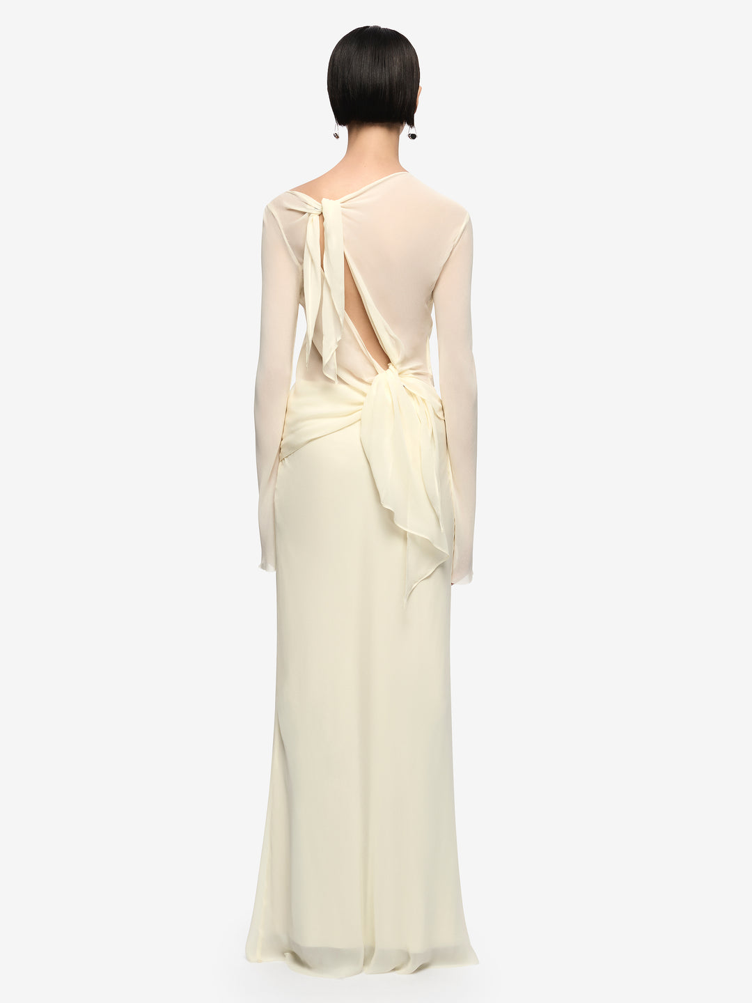AMANDA LONG SLEEVE MAXI DRESS - LEMON SORBET 12 AMANDA LONG SLEEVE MAXI DRESS - LEMON SORBET 12