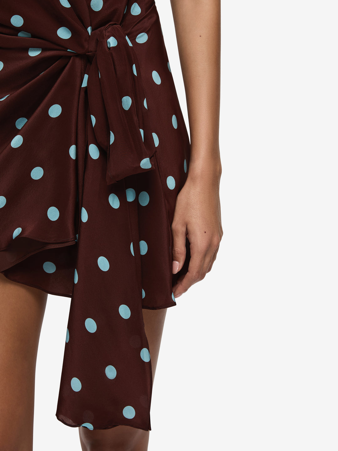 MATHILDE HALTER MINI DRESS - POLKA DOT