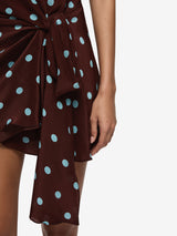 MATHILDE HALTER MINI DRESS - POLKA DOT