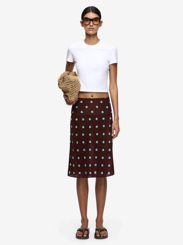 MATHILDE MIDI SKIRT - POLKA DOT