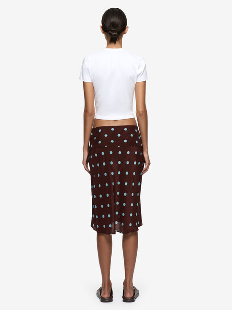 MATHILDE MIDI SKIRT - POLKA DOT