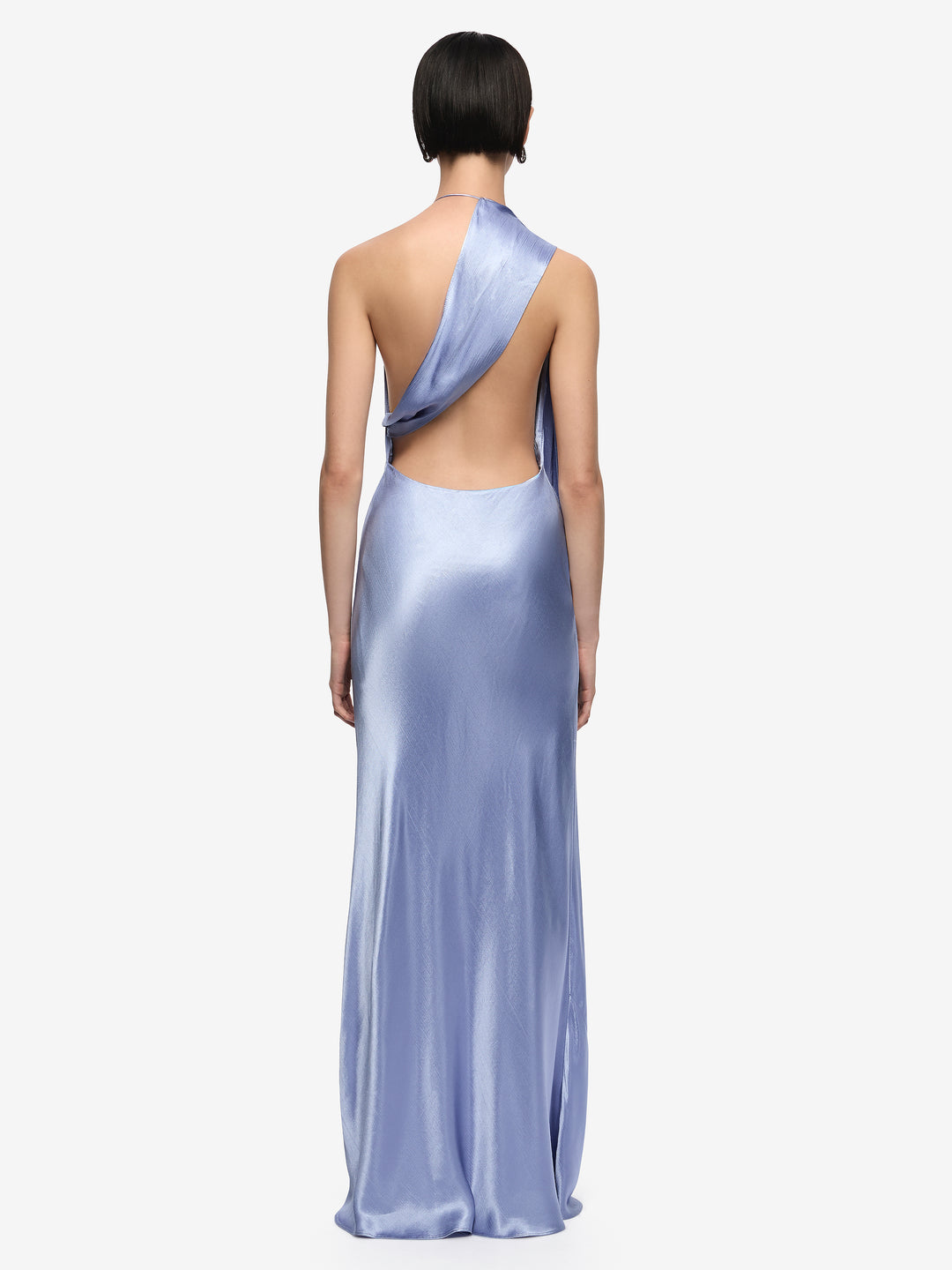 ANGELYNE DRAPE MAXI DRESS - PERIWINKLE BLUE