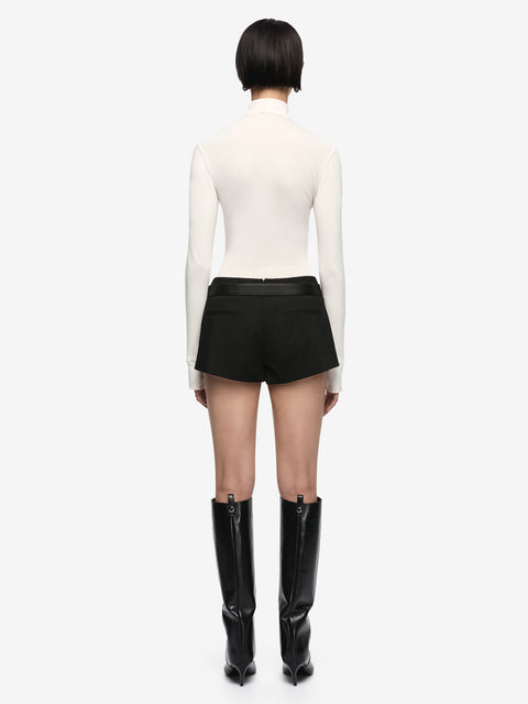 MONETA LONG SLEEVE TOP - IVORY